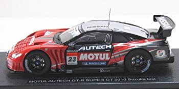 【中古】（非常に良い）エブロ 1/43 モチュール オーテック GT-R スーパーGT500 2010 鈴鹿テスト #23 レッド/シルバー 完成品