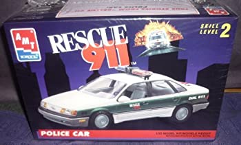 【中古】（非常に良い）#6417 AMT/Ertl Rescue 911 Police Car 1/25 Scale Plastic Model Kit by AMT
