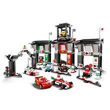 【中古】レゴ ウォルトディズニー カーズ Exclusive Limited Edition 書き割り #8679 Tokyo International Circuit
