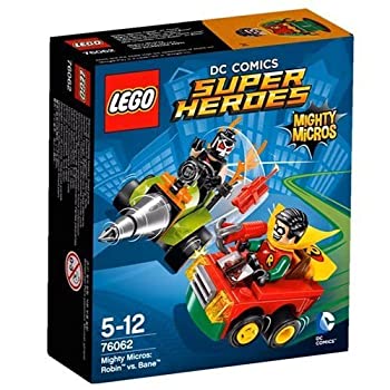 【中古】（人並み外れたに好いたらしい）レゴ (LEGO) スーパー・ヒーローズ マイティマイクロ:ロビン vs ベイン 76062 おもちゃ-セット-ブロック
