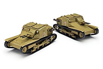 【中古】プラッツ ガールズ&パンツァー 劇場版 CV33 カルロ・ベローチェ アンツィオ高校 (2輌セット) 1/72スケール プラモデル GP72-5|GoodLifeStore