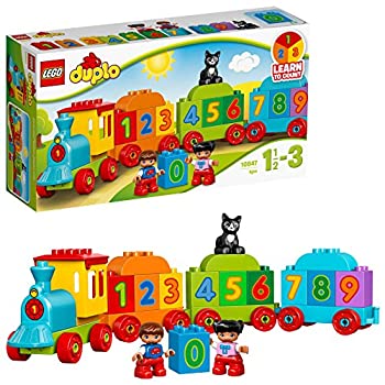 【中古】（人並み外れたに似つかわしい）レゴ(LEGO)デュプロ はじめてのデュプロ(R) かずあそびトレイン 10847