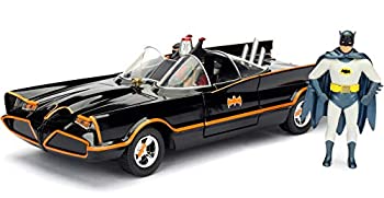 【中古】(非常に良い)Batmobile (Batman 1966) Jada Diecast Model With Batman & Robin 1:24|GoodLifeStore
