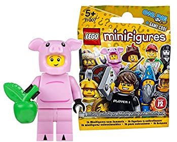 【中古】（人並み外れたに似つかわしい）レゴ (LEGO) ミニ図形 続きもの12 猪の子の着ぐるみを着た男 (LEGO Minifigure Series12 Piggy Guy) 71007-14