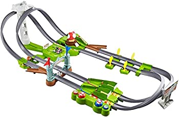 【中古】(非常に良い)ホットウィール(Hot Wheels) マリオカート サーキット トラックセット 5才~ 【マリオカー1台、ヨッシーカー1台付き】 GCP27|GoodLifeStore