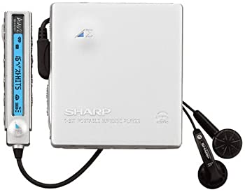【中古】（人並み外れたに好いたらしい）SHARP アウビィ MD-DS8-S MD電気蓄音機 (しろがね色)