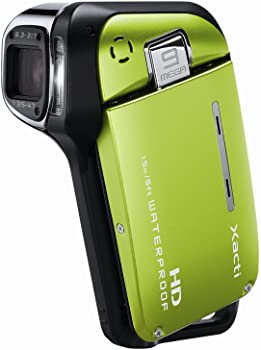 【中古】（非常に良い）SANYO ハイビジョン 防水デジタルムービーカメラ Xacti (ザクティ) DMX-CA9 グリーン DMX-CA9(G)