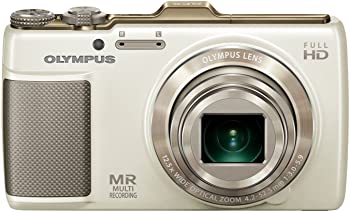 【中古】OLYMPUS デジタルカメラ SH-25MR ホワイト iHSテクノロジー GPS・電子コンパス内蔵 1600万画素 裏面照射型CMOS 光学12.5倍ズーム DUAL IS ハイビ|GoodLifeStore