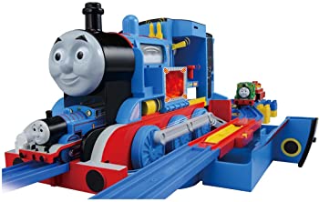 【中古】（人並み外れたに好いたらしい）プラレール トーマス あそべる発動機! ビッグトーマス