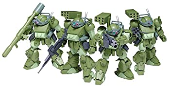 【中古】WAVE 1/35 スコープドッグ・ターボカスタム ザ・ラストレッドショルダー 4体セット