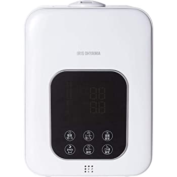 【中古】アイリスオーヤマ ハイブリッド式 加湿器 超音波式 + 加熱式 リモコン付 アロマオイル対応 デジタル表示 ミスト3段階 湿度設定可 切タイマー付|GoodLifeStore