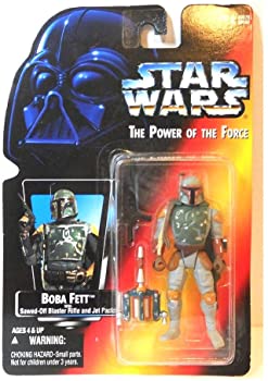 【中古】Star Wars The Power Of The Force Red Card Boba Fett Action Figure 3.75 Inches