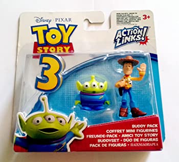 【中古】トイ・ストーリー3 バディフィギュア・2パック ウェービング・ウッディとエイリアン|GoodLifeStore