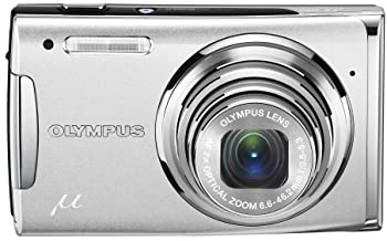 【中古】（人並み外れたに好いたらしい）OLYMPUS デジタル写真器 μ1060 (ミュー) しろがね色 μ1060 SLV TV・オーディオ・カメラ-デジタルカメラ-コンパクトデジタルカメラ