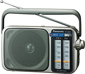 【中古】(未使用品)Panasonic FM/AM 2バンドラジオ シルバー RF-2400A-S