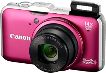 【中古】（人並み外れたに好いたらしい）Canon デジタル写真機 PowerShot SX230 HS 赤いこと PSSX230HS(RE)