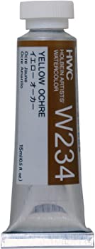 【中古】(未使用品)ホルベイン 透明水彩絵具 イエローオーカー W234 15ml(5号) 003234