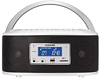【中古】（非常に良い）TOSHIBA CUTEBEAT SD/USB/CDラジオ TY-CR50(S)