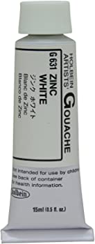 【中古】(未使用品)ホルベイン 不透明水彩絵具 ガッシュ ジンクホワイト G631 15ml(5号) 003631
