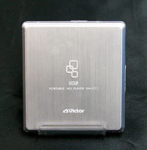 【中古】Victor ビクター JVC XM-C11-S シルバー ポータブルMDプレーヤー MDLP対応 （MD再生専用機/MDウォークマン）
