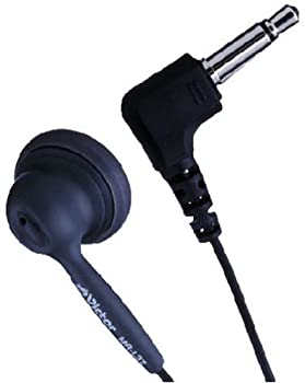 【中古】(未使用品)JVC MR-L37-B イヤホン 1m L型 ミニプラグ ブラック