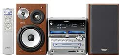 【中古】（非常に良い）JVCケンウッド ビクター マイクロコンポーネントMDシステム ウッド UX-WD700-M
