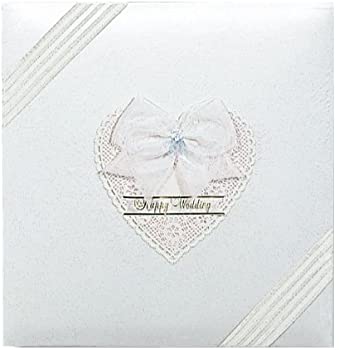 【中古】(未使用品)ナカバヤシ フエルアルバム 婚礼用 ハッピーウェディング ホワイト ア-LK-308-W