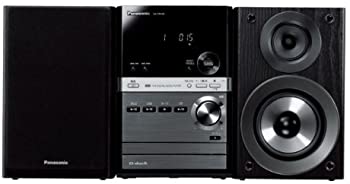 【中古】（非常に良い）Panasonic CDステレオシステム ブラック SC-PM48-K
