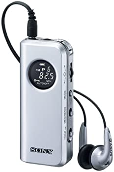 【中古】(未当て嵌める品)SONY FMステレオ/AMポケッタブルラジオ M98 しろがね色 SRF-M98/S