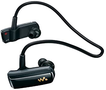 【中古】（人並み外れたに好いたらしい）SONY ウォークマン Wつづき物 4GB 受話器一体型 雨合羽手合い 黒いこと NWD-W253/B