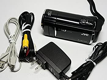 【中古】（非常に良い）JVCケンウッド JVC 64GBフルハイビジョンメモリームービー クリアブラック GZ-HM690-B