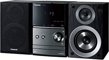 【中古】（非常に良い）Panasonic CDステレオシステム ブラック SC-PM500-K