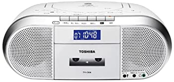 【中古】TOSHIBA CDラジオカセットレコーダー CUTEBEAT TY-CK4(S)｜GoodLifeStore