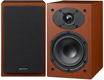 【中古】Denon スピーカーシステム (2台1組) 木目 SC-M39CWEM