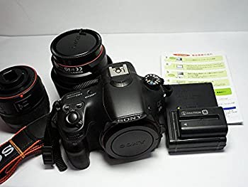 【中古】（非常に良い）SONY ミラーレス一眼 α58 ダブルズームレンズキット DT 18-55mm F3.5-5.6 SAM ＩＩ＋DT 55-200mm F4-5.6 SAM付属 SLT-A58Y