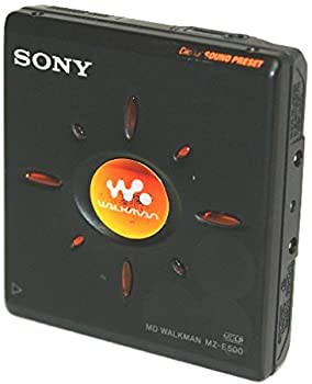 【中古】SONY ソニー MZ-E500-B ブラック ポータブルMDプレーヤー MDLP対応 （MD再生専用機/MDウォークマン）