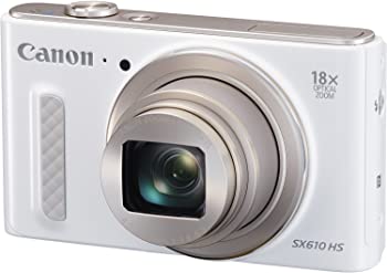 【中古】（人並み外れたに好いたらしい）Canon デジタル写真機 PowerShot SX610 HS 白いこと 光学18倍望遠レンズ PSSX610HS(WH)