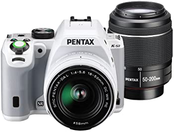 【中古】（非常に良い）PENTAX デジタル一眼レフ PENTAX K-S2 ダブルズームキット (ホワイト) PENTAX K-S2 WZOOMKIT (WHITE) 12616