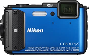 【中古】（人並み外れたに似つかわしい）Nikon デジタル写真機 COOLPIX AW130 青み