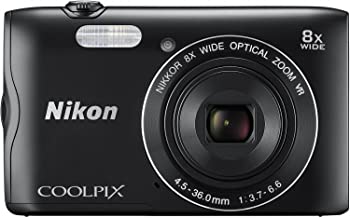 【中古】（非常に良い）Nikon デジタルカメラ COOLPIX A300 光学8倍ズーム 2005万画素 ブラック A300BK｜GoodLifeStore