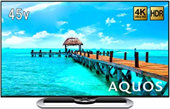 【中古】（非常に良い）シャープ 45V型 液晶 テレビ AQUOS LC-45US40 4K HDR対応 低反射「N-Blackパネル」搭載