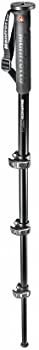 【中古】（非常に良い）Manfrotto 一脚 XPRO monopod+ アルミ 4段 ブラック MPMXPROA4