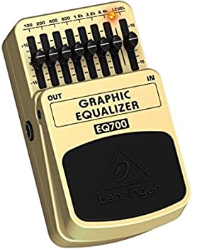 【中古】（非常に良い）ベリンガー ギター用エフェクトペダル 7バンド・グラフィックイコライザー EQ700 GRAPHIC EQUALIZER