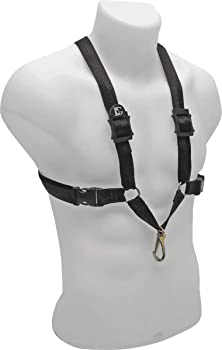 【中古】（非常に良い）BG HARNESS(ハーネス) ストラップ アルト/テナー/バリトン サクソフォーン サイズ(MEN)メタルスナップフック S40MSH