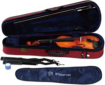 【中古】STENTOR バイオリン アウトフィット 適応身長145cm以上 ハードケース、弓、松脂 SV-180 4/4