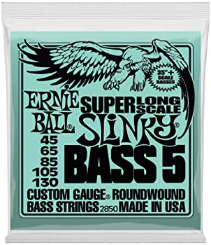 【中古】(未使用品) ERNIE BALL 2850 ロング・スケール・ベース弦 5弦 (45-130) 5-STRING SUPER LONG SCALE SLINKY BASS スリンキー|GoodLifeStore