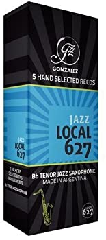 【中古】（非常に良い）GONZALEZ Jazz テナーサックスリード [2 1/2] 5枚入り