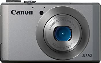 【中古】（人並み外れたに似つかわしい）Canon デジタル写真機 PowerShot S110 約1210万絵素 F2.0 光学5倍望遠レンズ しろがね色 PSS110(SL)