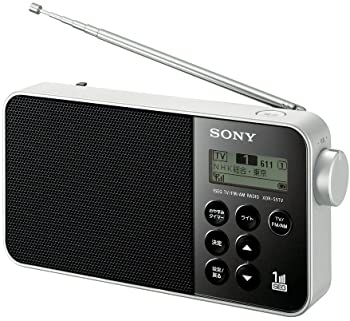 【中古】（非常に良い）ソニー ラジオ XDR-55TV : FM/AM/ワンセグTV音声対応 おやすみタイマー搭載 乾電池対応 ブラック XDR-55TV B 18,630円