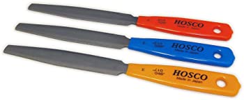 【中古】（非常に良い）HOSCO Luthiers Tools ナット溝切りヤスリ 3本組 エレキギター用 TL-NF3E｜GoodLifeStore